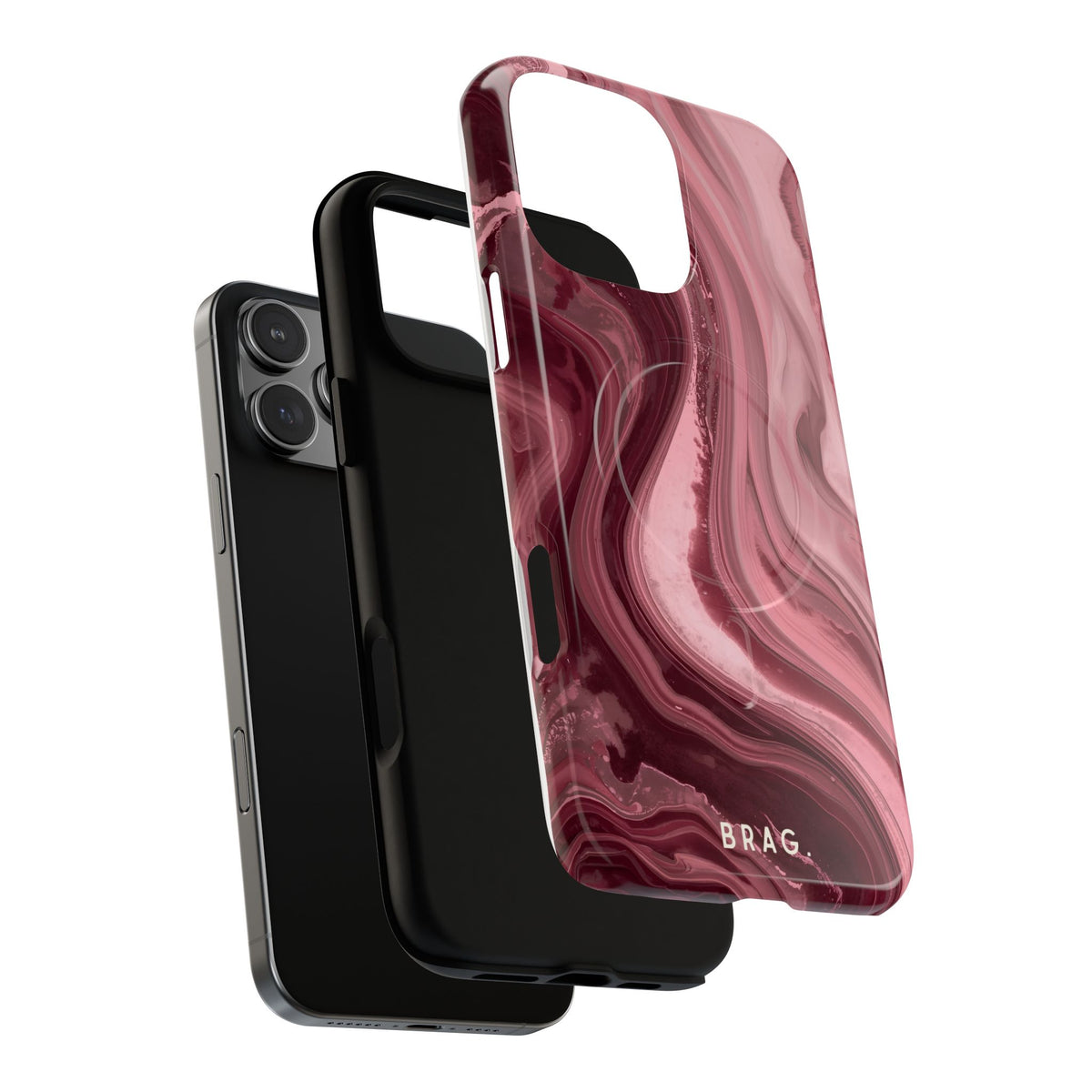 Cherry Smoke MagSafe Tough Phone Case — Magnetic Protective Cover