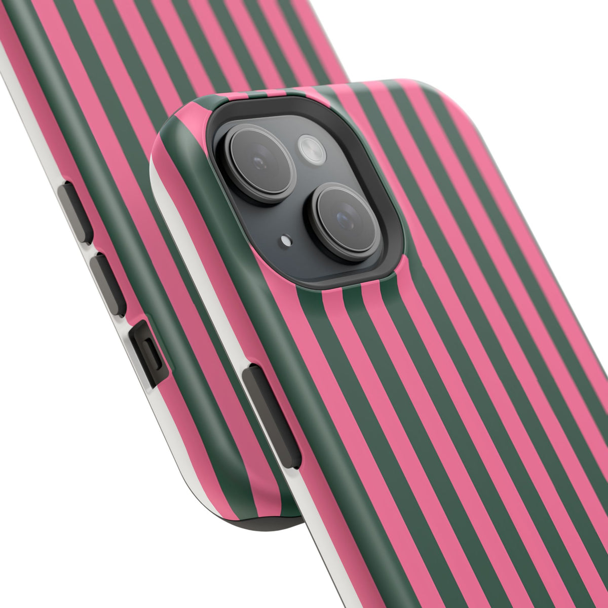 Flamingo Stripe Magnetic Impact-Resistant Phone Case