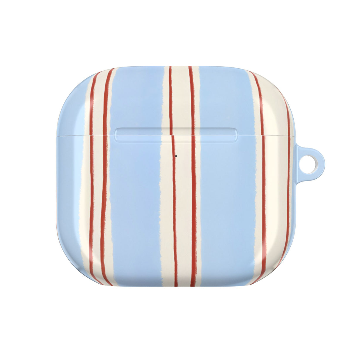Blue Linen AirPod Case – Slim Protective Charging Case