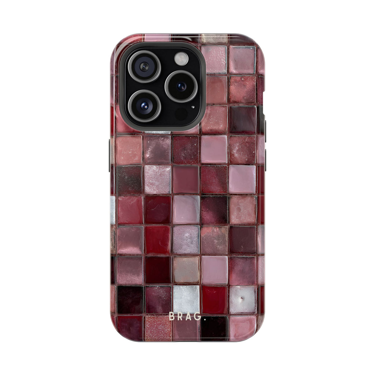 Cherry Tile Magnetic Impact-Resistant Phone Case
