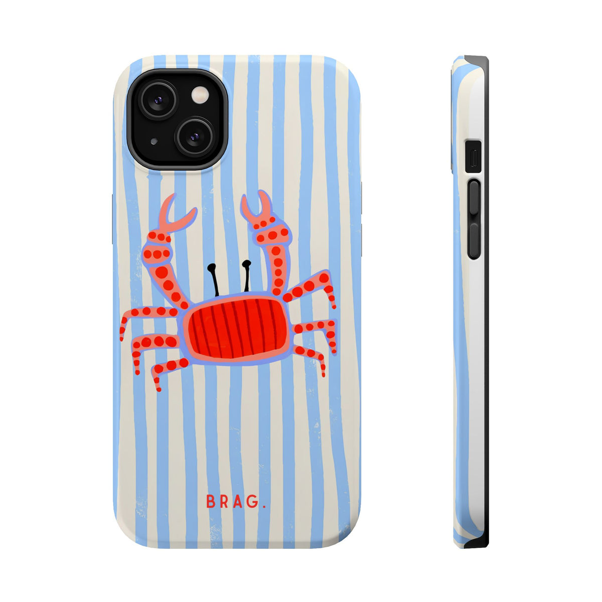 Azure Crab Magnetic Impact-Resistant Phone Case
