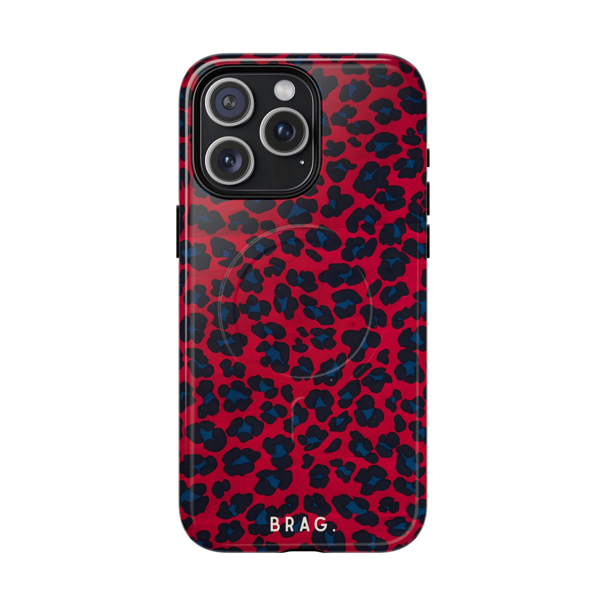 Red Flag MagSafe Tough Phone Case — Magnetic Protective Cover