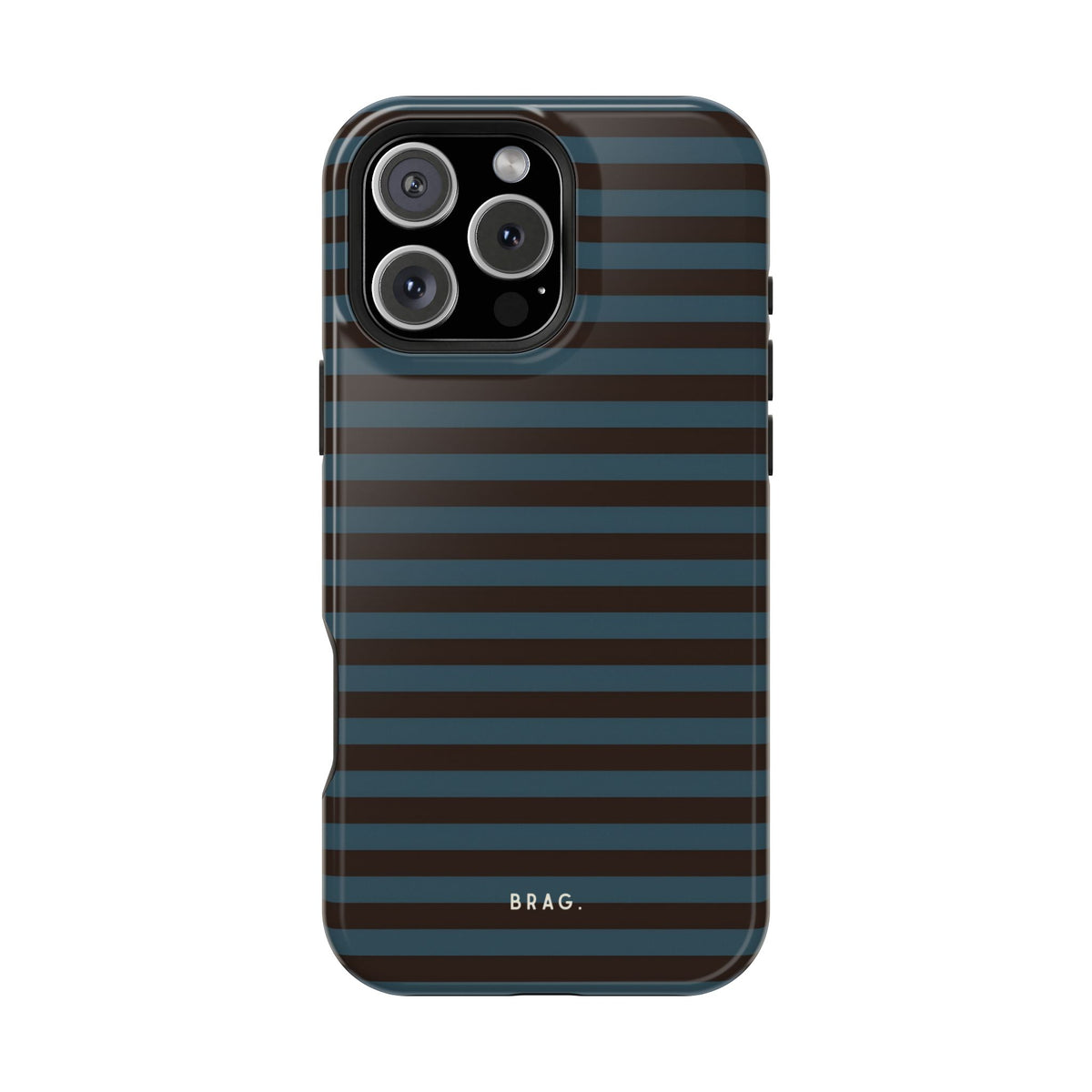 Seaside Stripe Magnetic Impact-Resistant Phone Case
