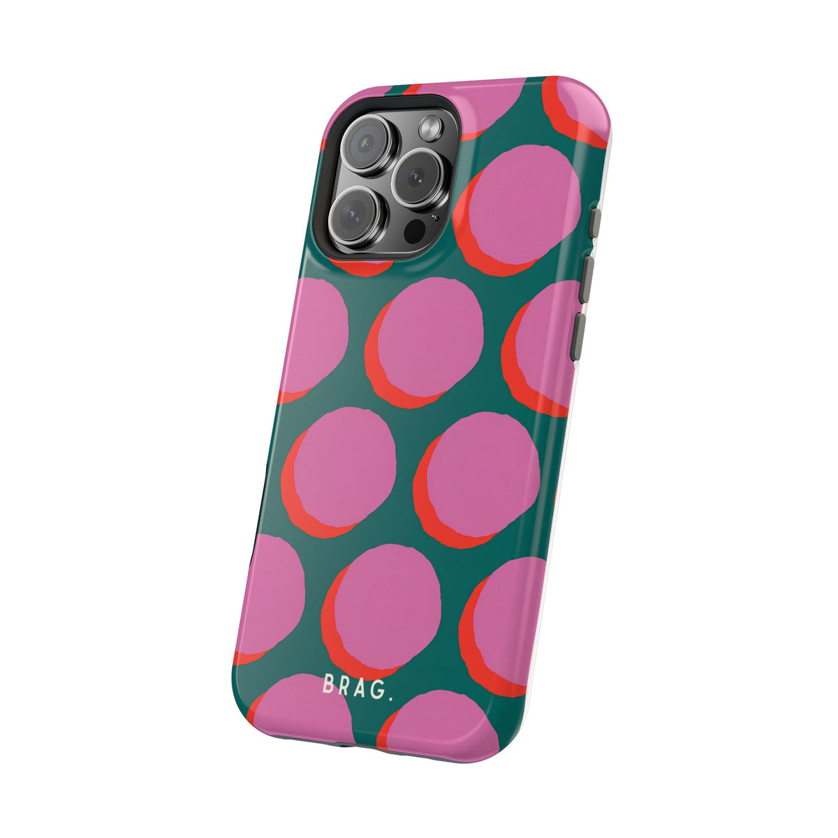 Pink Moon Magnetic Impact-Resistant Phone Case