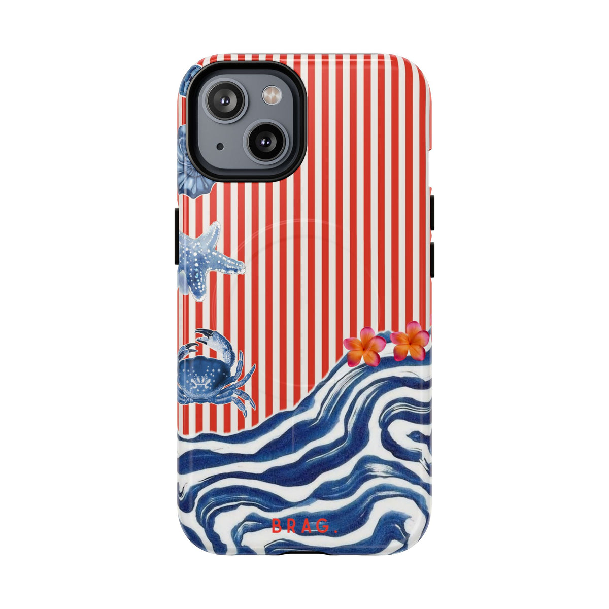 Riviera Postcard MagSafe Tough Phone Case — Magnetic Protective Cover