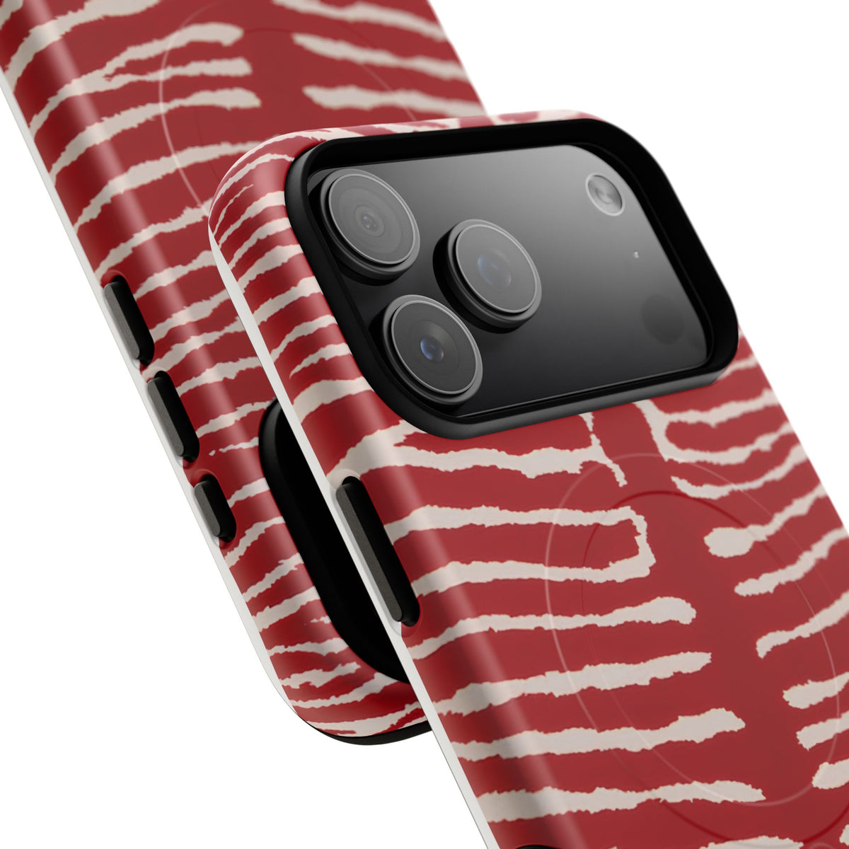 Striped Heat MagSafe Tough Phone Case — Magnetic Protective Cover