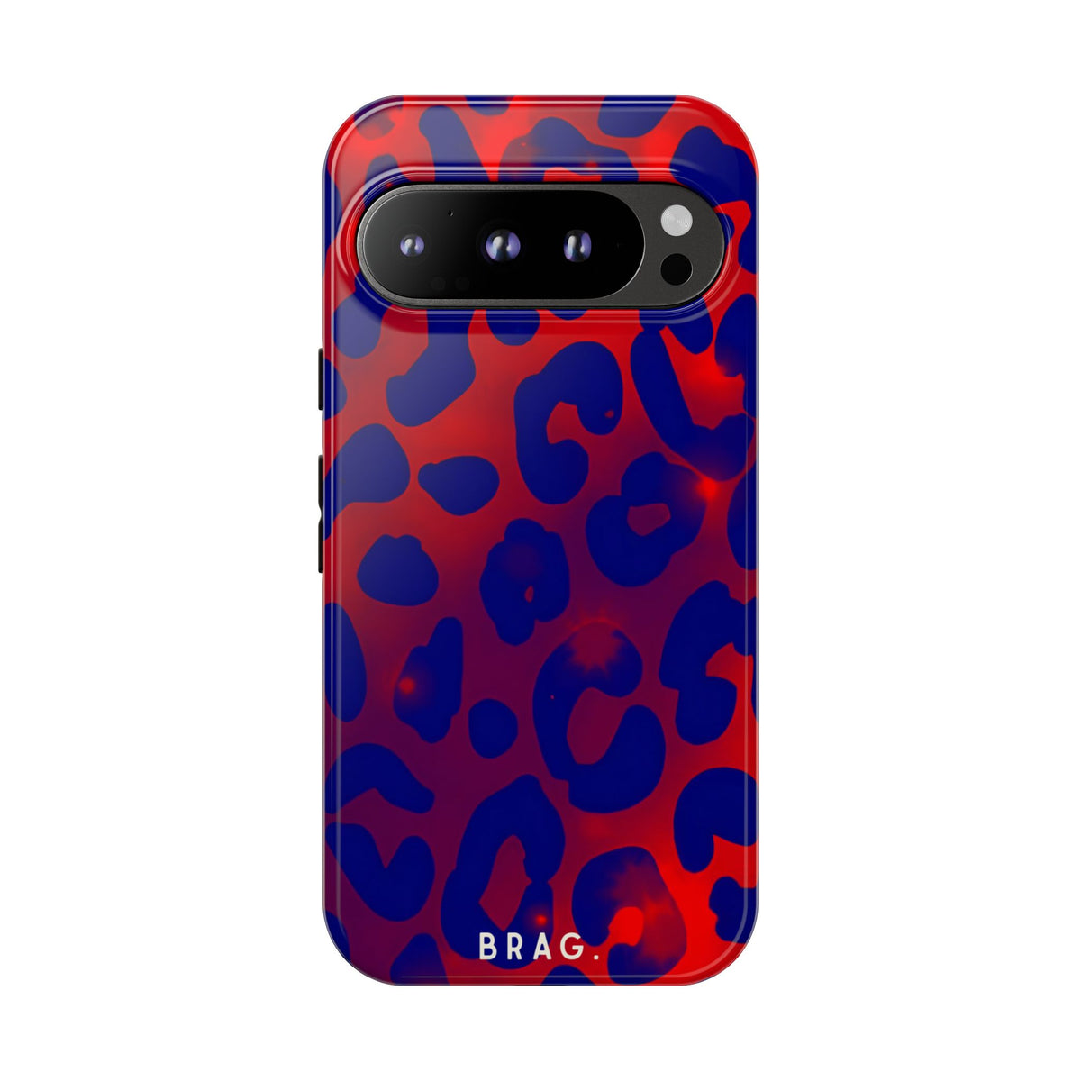 Electric Blue Tough Phone Case – Shockproof Protective iPhone Cover