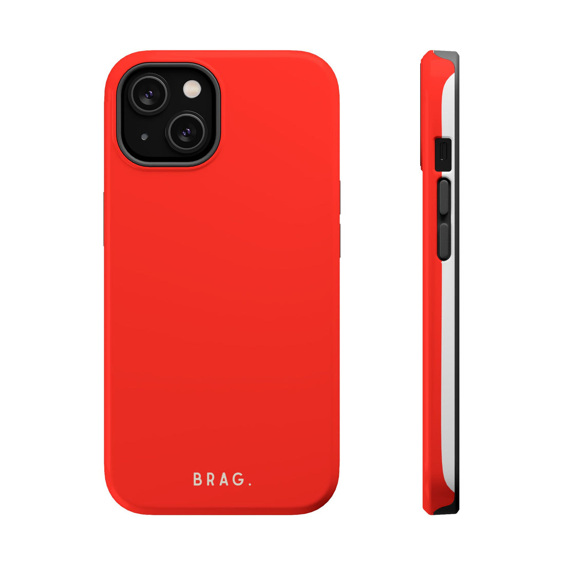 Brag Red Magnetic Impact-Resistant Phone Case