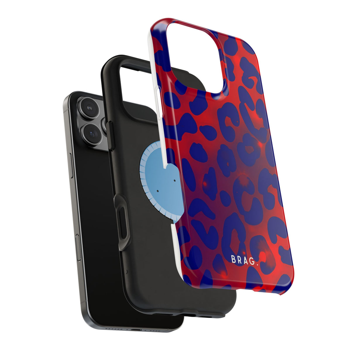 Electric Blue Magnetic Impact-Resistant Phone Case