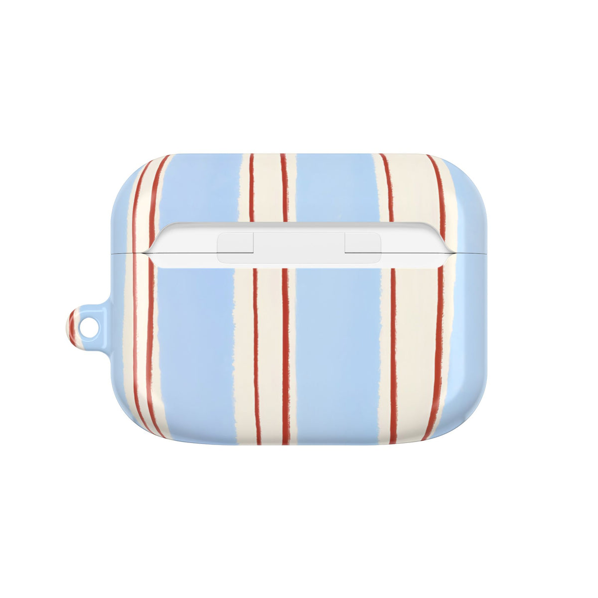 Blue Linen AirPod Case – Slim Protective Charging Case
