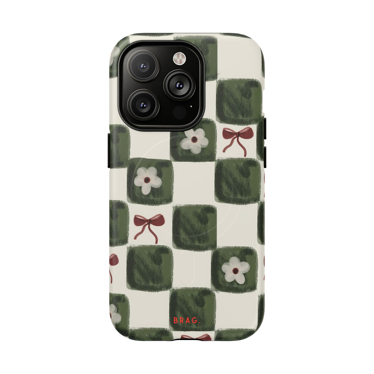 Garden Mosaic MagSafe Tough Phone Case — Magnetic Protective Cover