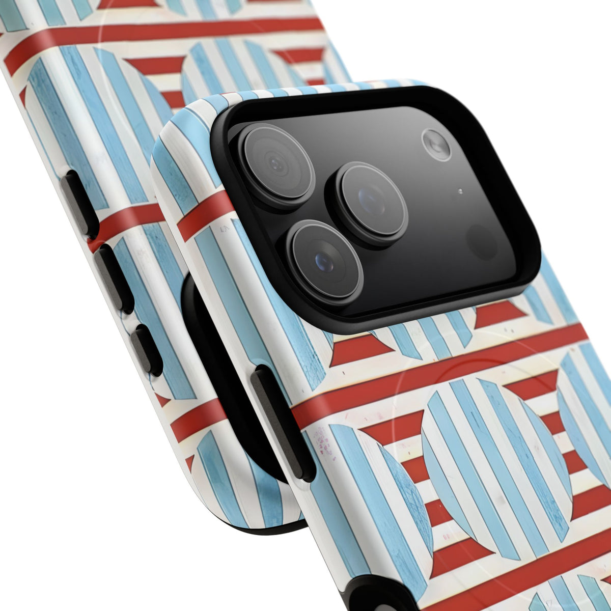 Riviera Stripe MagSafe Tough Phone Case — Magnetic Protective Cover