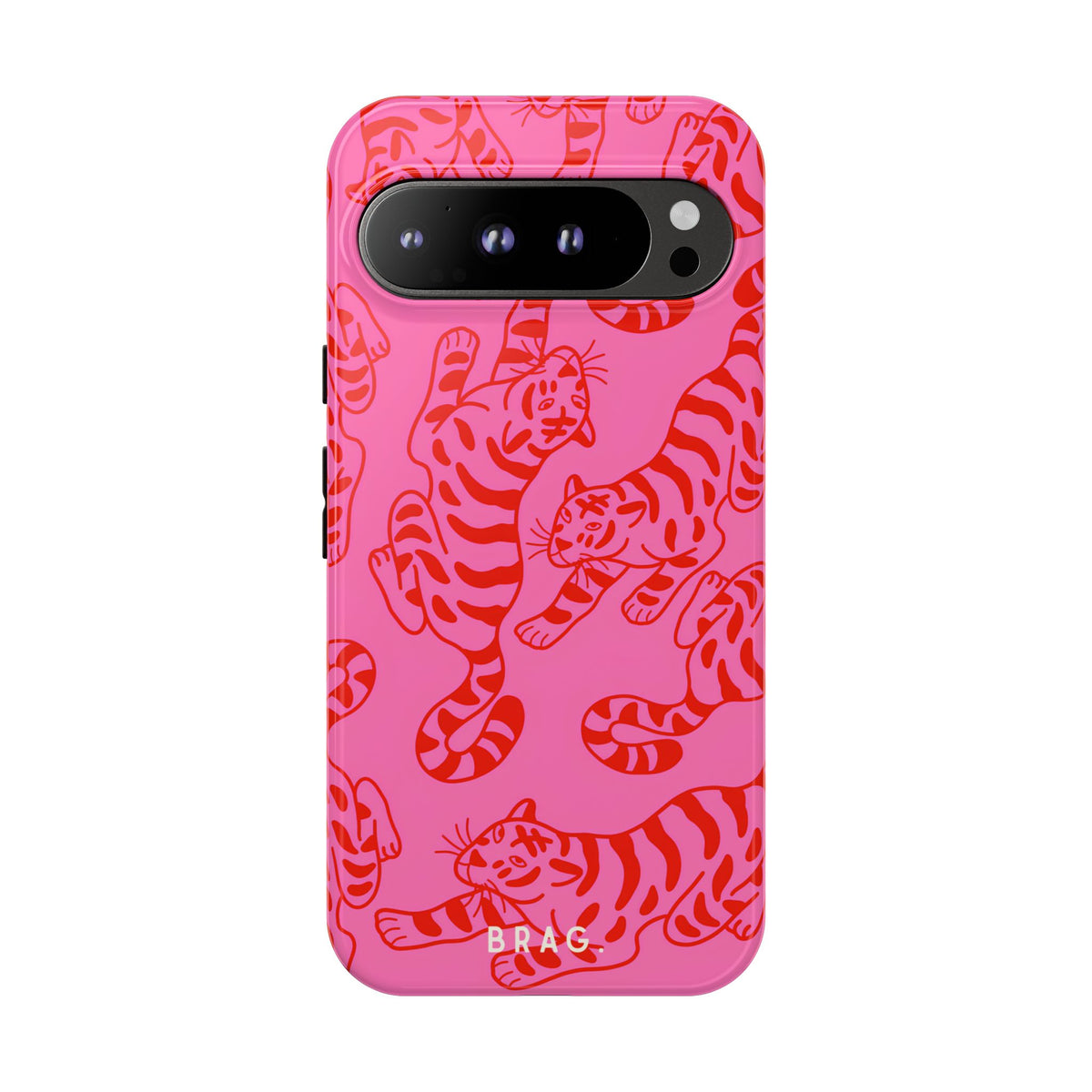Tiger Lily Tough Phone Case – Shockproof Protective iPhone Cover