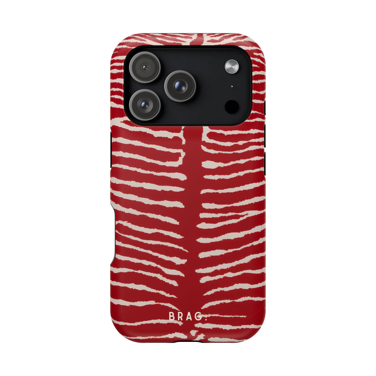 Striped Heat Magnetic Impact-Resistant Phone Case