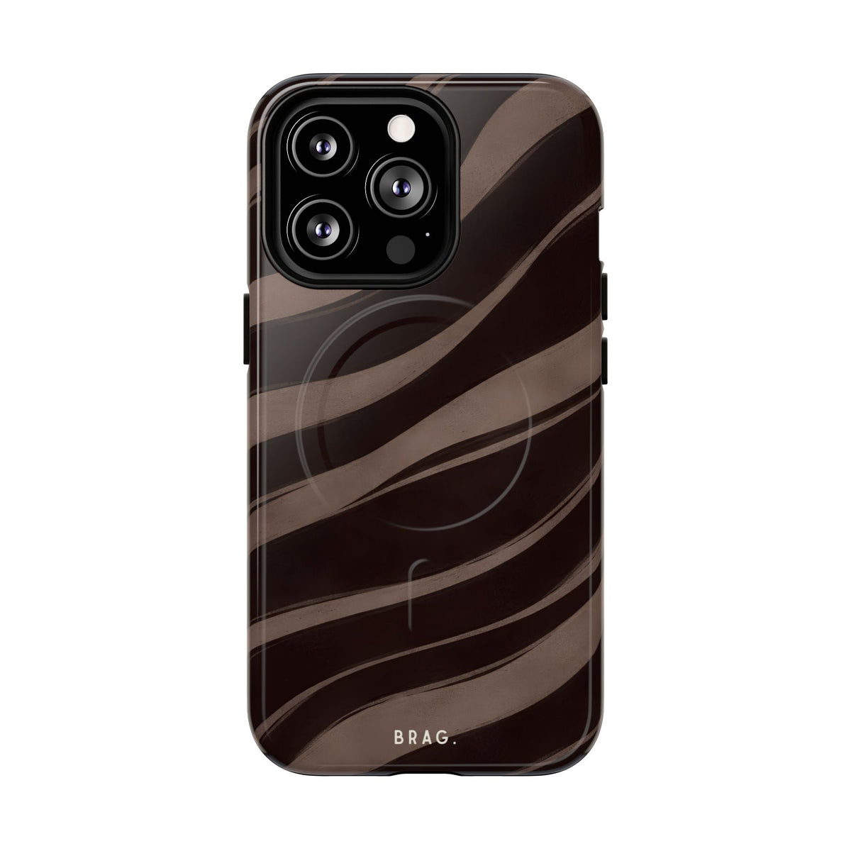 Zebra Wave MagSafe Tough Phone Case — Magnetic Protective Cover