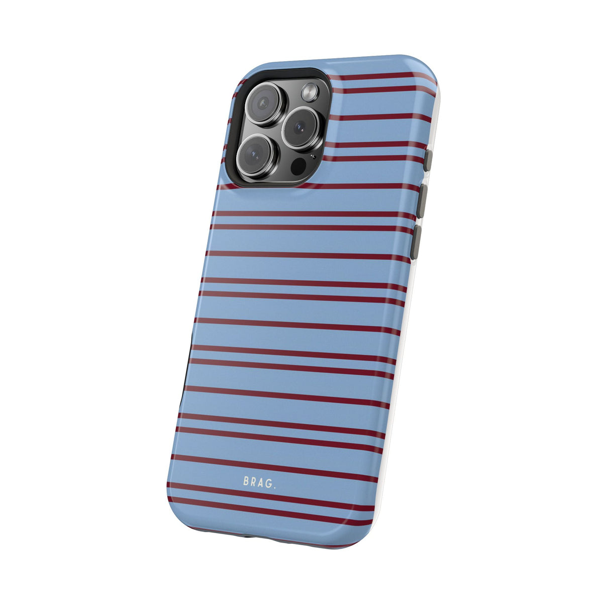 Nautical Stripe Magnetic Impact-Resistant Phone Case