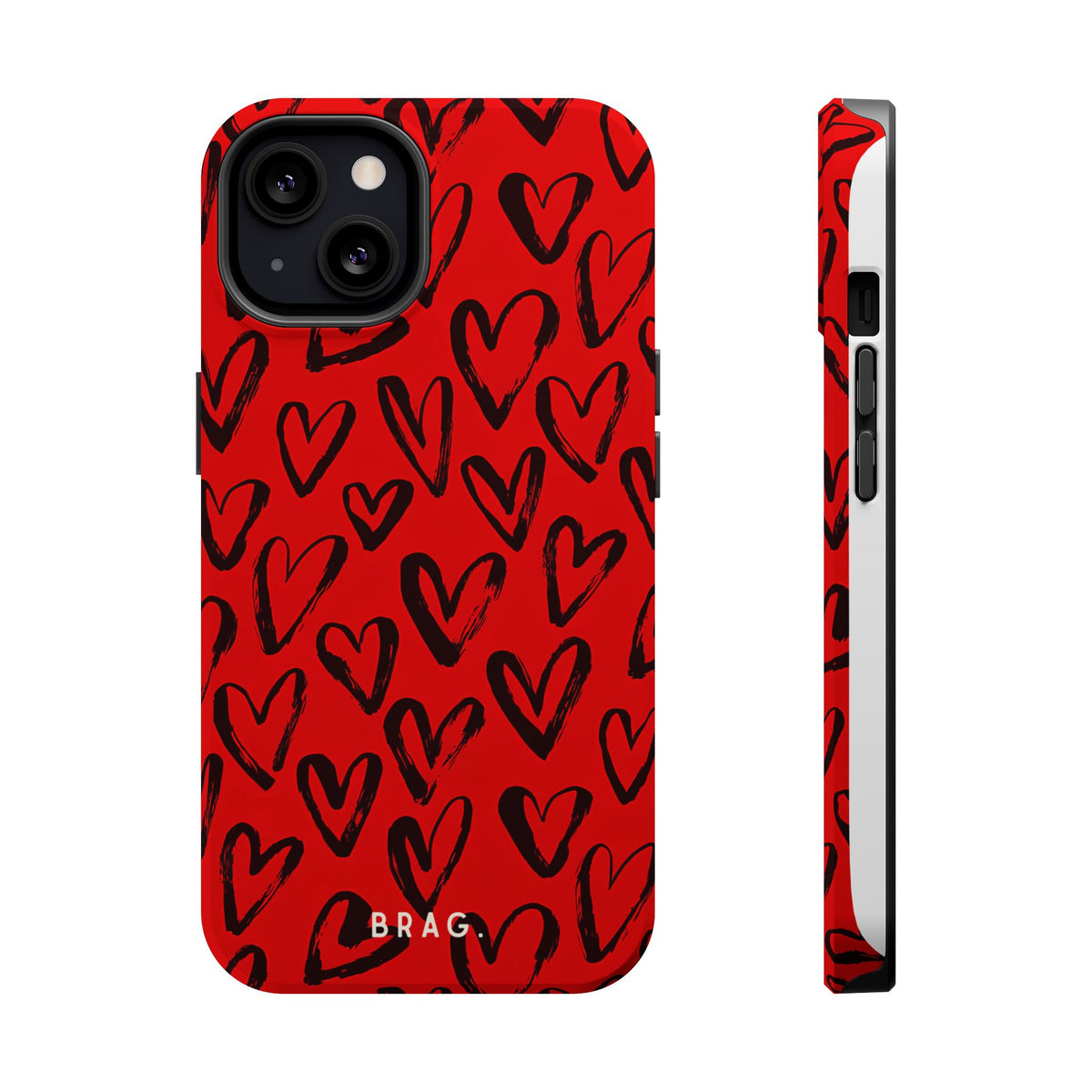 Fire heart Magnetic Impact-Resistant Phone Case