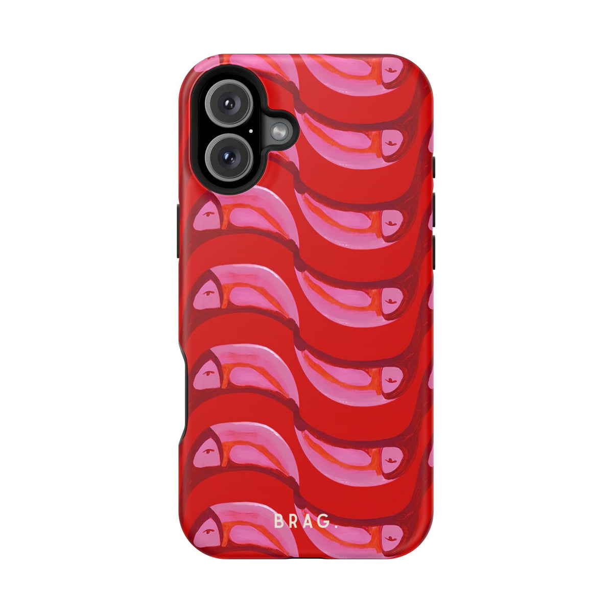 Pink Current Magnetic Impact-Resistant Phone Case