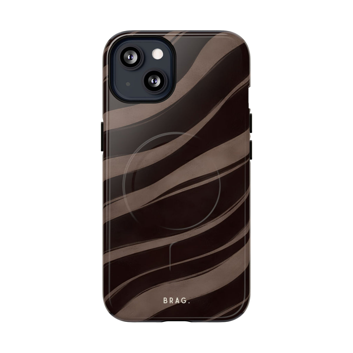 Zebra Wave MagSafe Tough Phone Case — Magnetic Protective Cover
