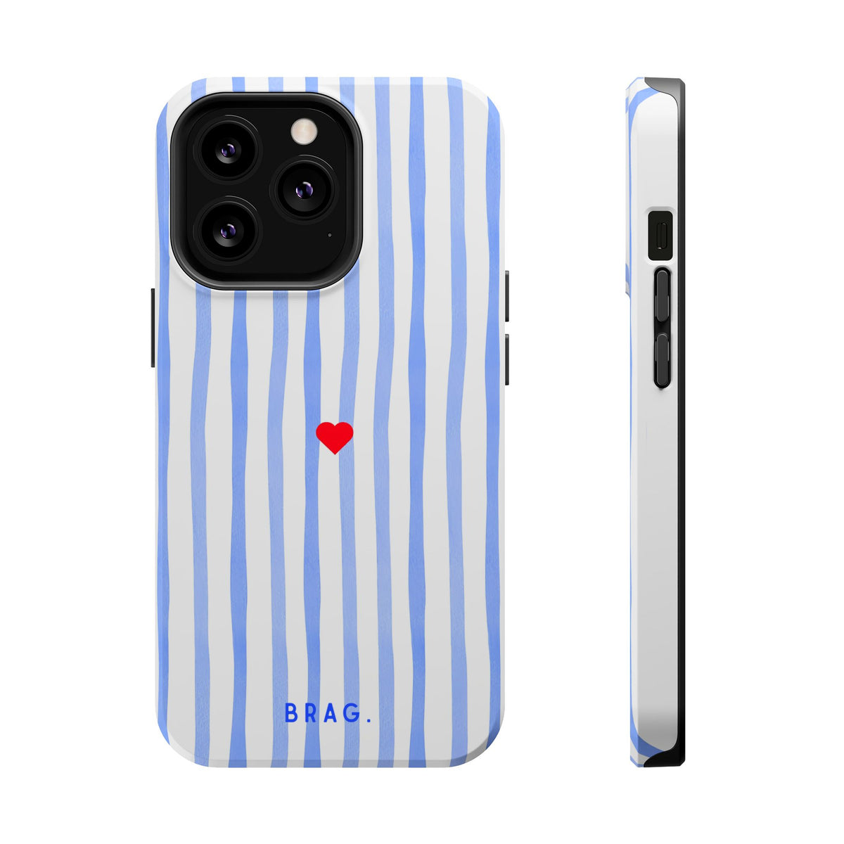 Blue Heart Magnetic Impact-Resistant Phone Case