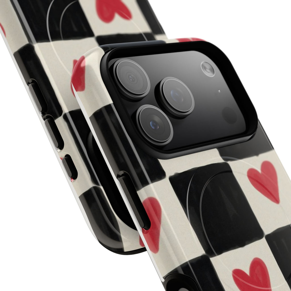 Heart Check MagSafe Tough Phone Case — Magnetic Protective Cover