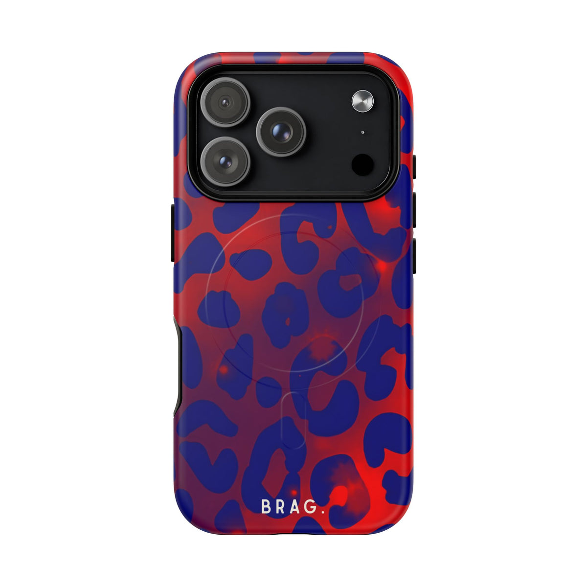 Electric Blue MagSafe Tough Phone Case — Magnetic Protective Cover