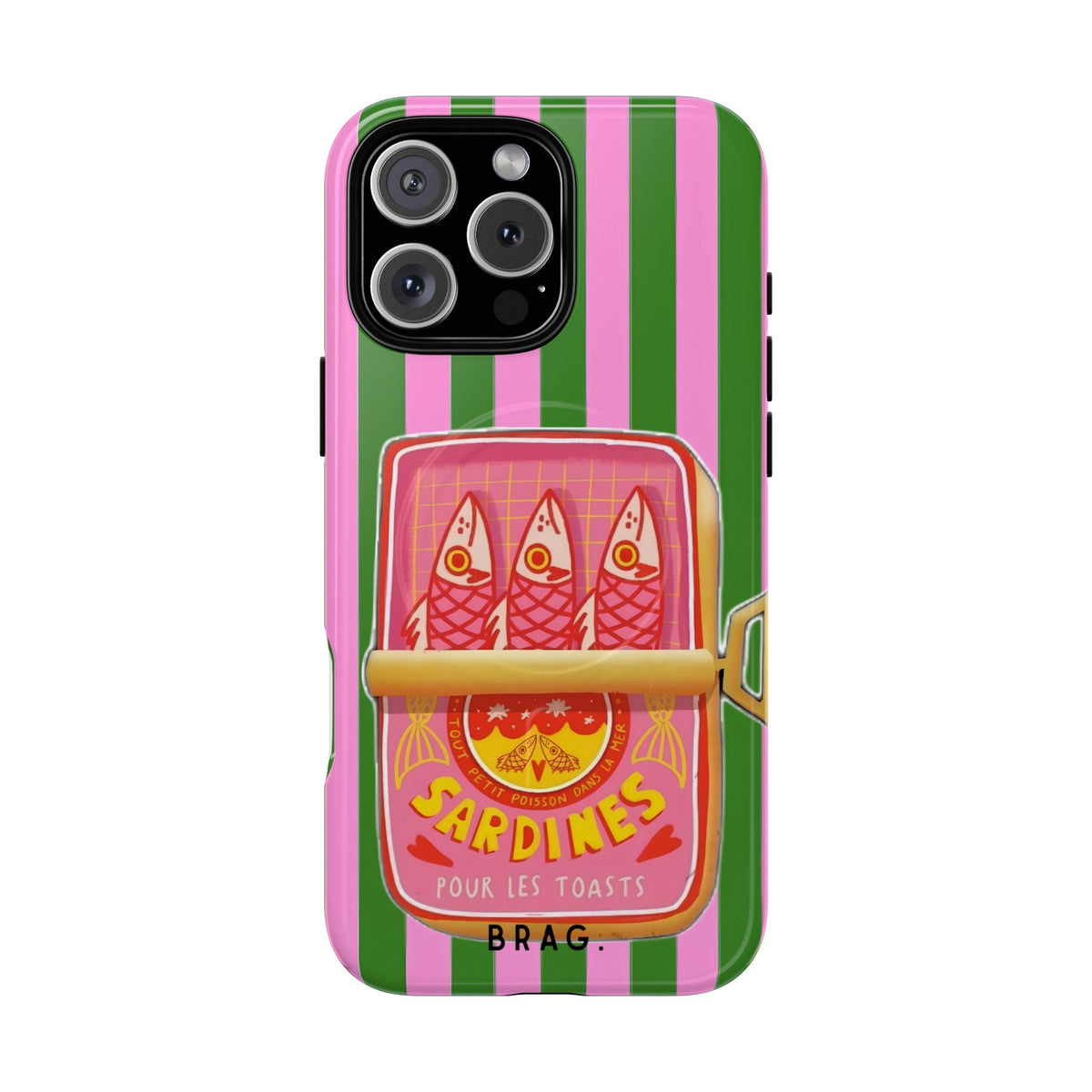 Tinned Pink MagSafe Tough Phone Case — Magnetic Protective Cover