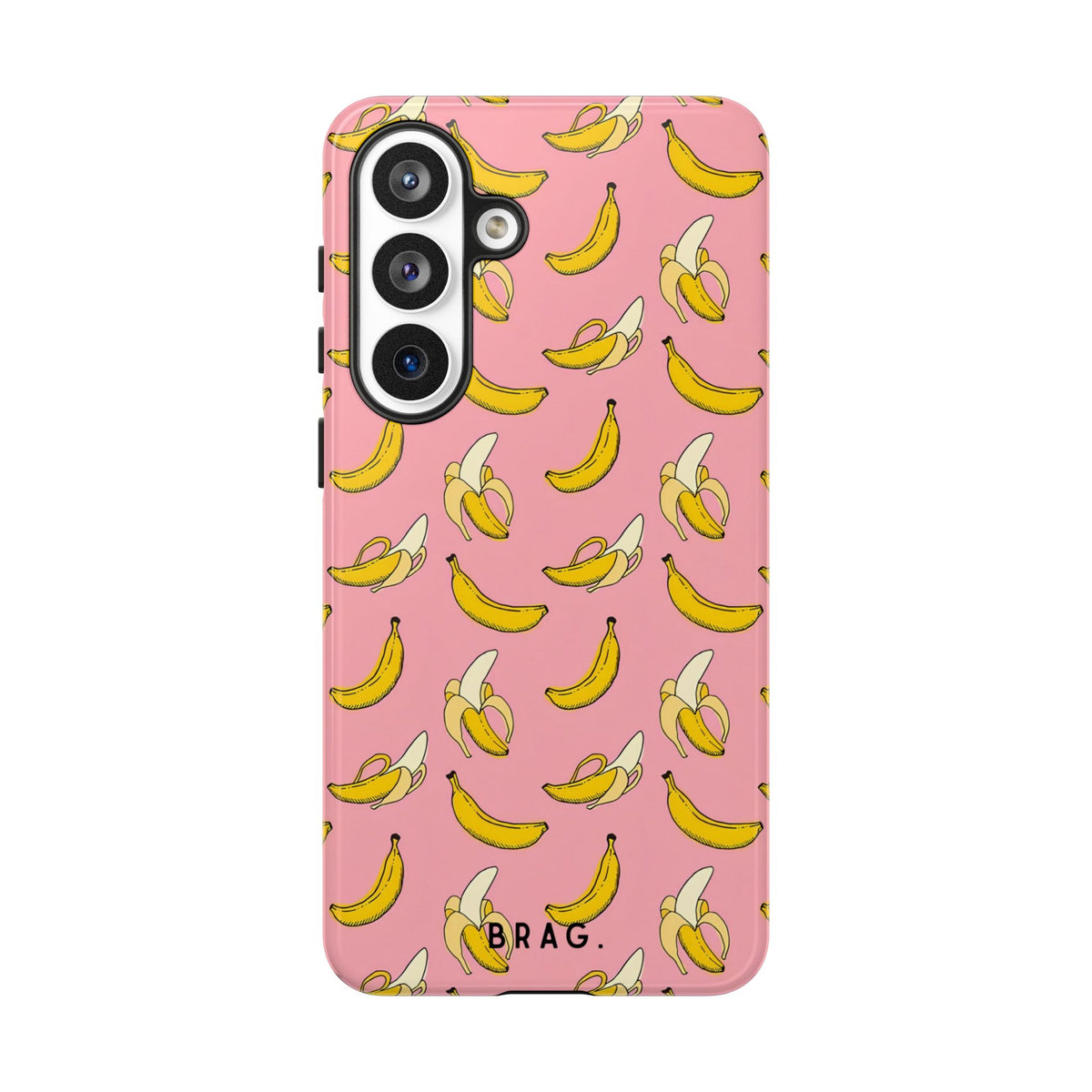 Banana Blush Tough Phone Case – Shockproof Protective iPhone Cover