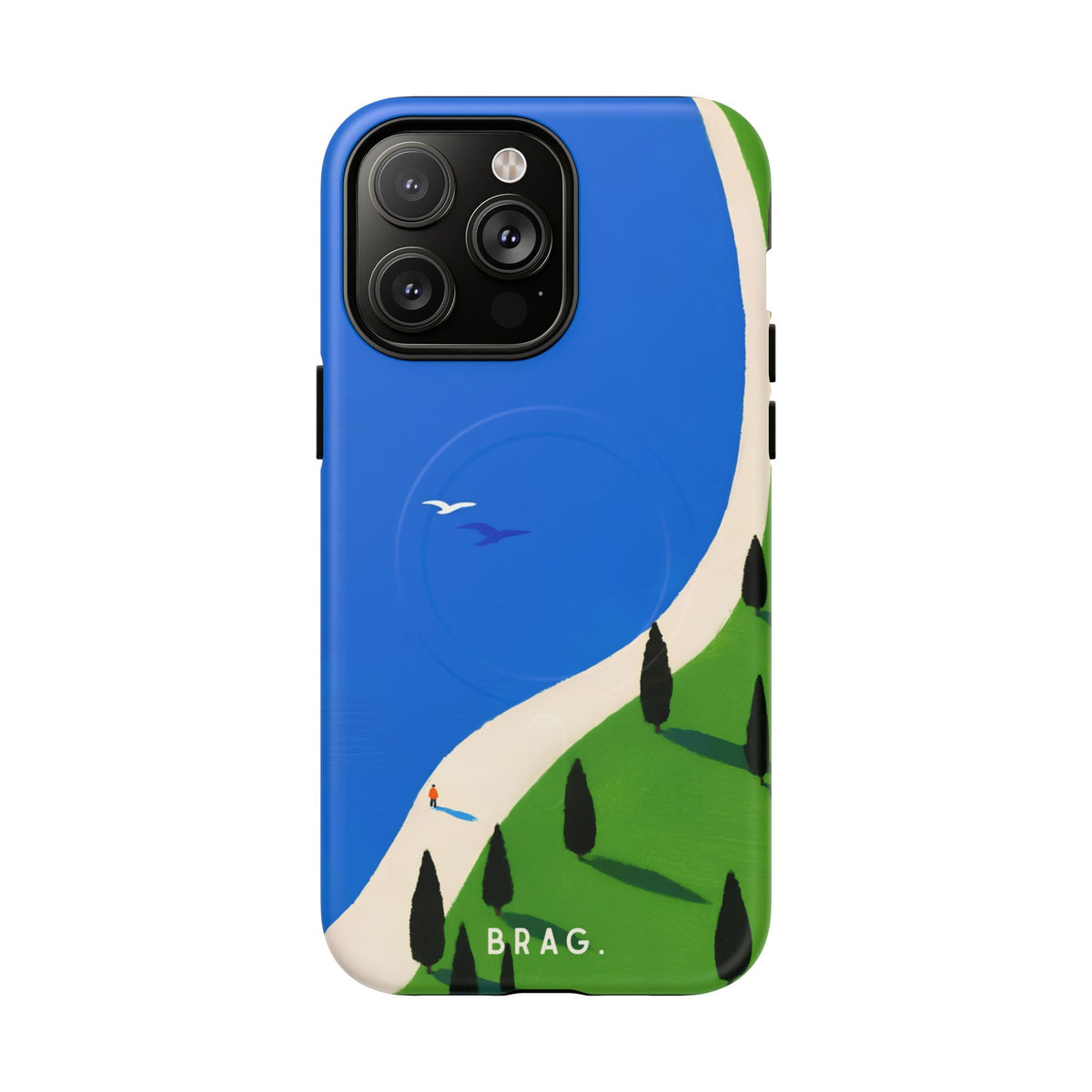Blue Escape MagSafe Tough Phone Case — Magnetic Protective Cover