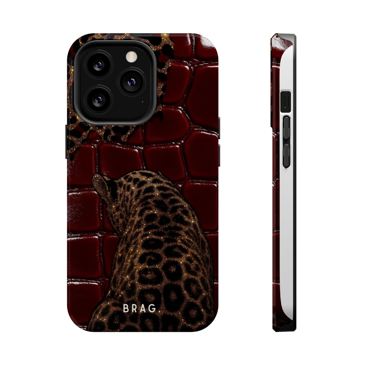 Leopard Lounge Magnetic Impact-Resistant Phone Case