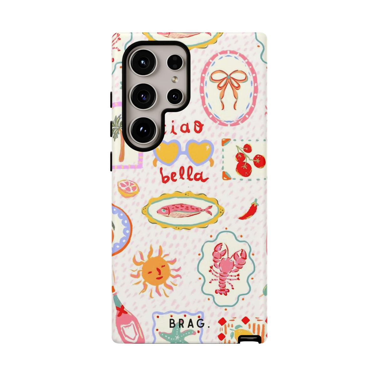 Ciao Bella Tough Phone Case – Shockproof Protective iPhone Cover