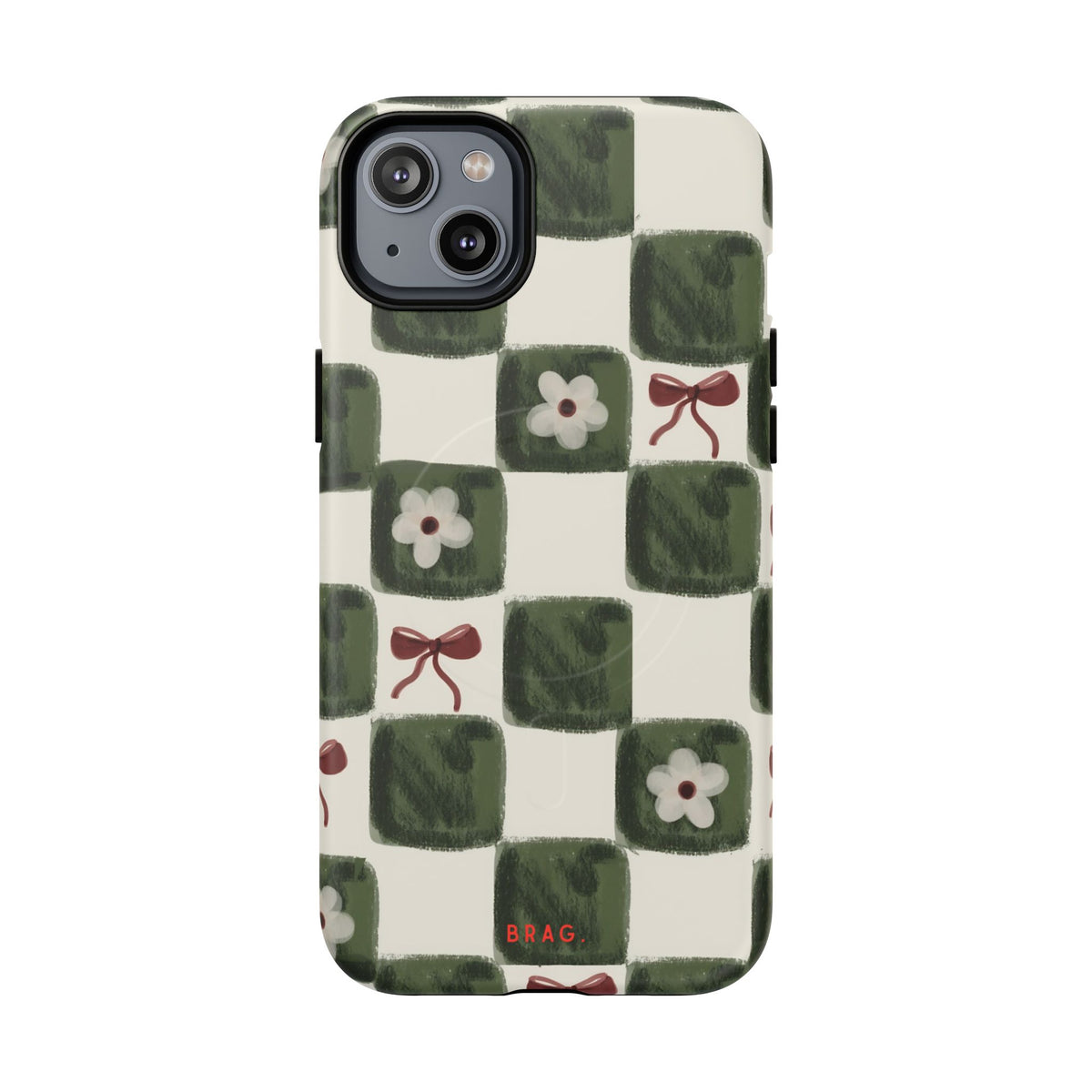 Garden Mosaic MagSafe Tough Phone Case — Magnetic Protective Cover