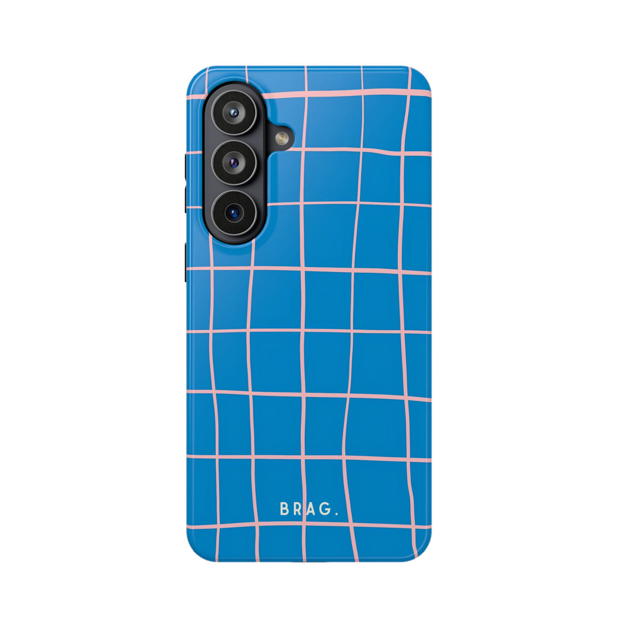 Coastal Grid Magnetic Impact-Resistant Phone Case