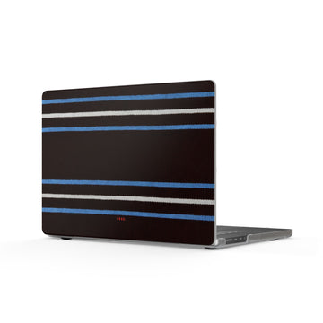 Midnight Line Matte MacBook Case — Slim Protective Laptop Cover