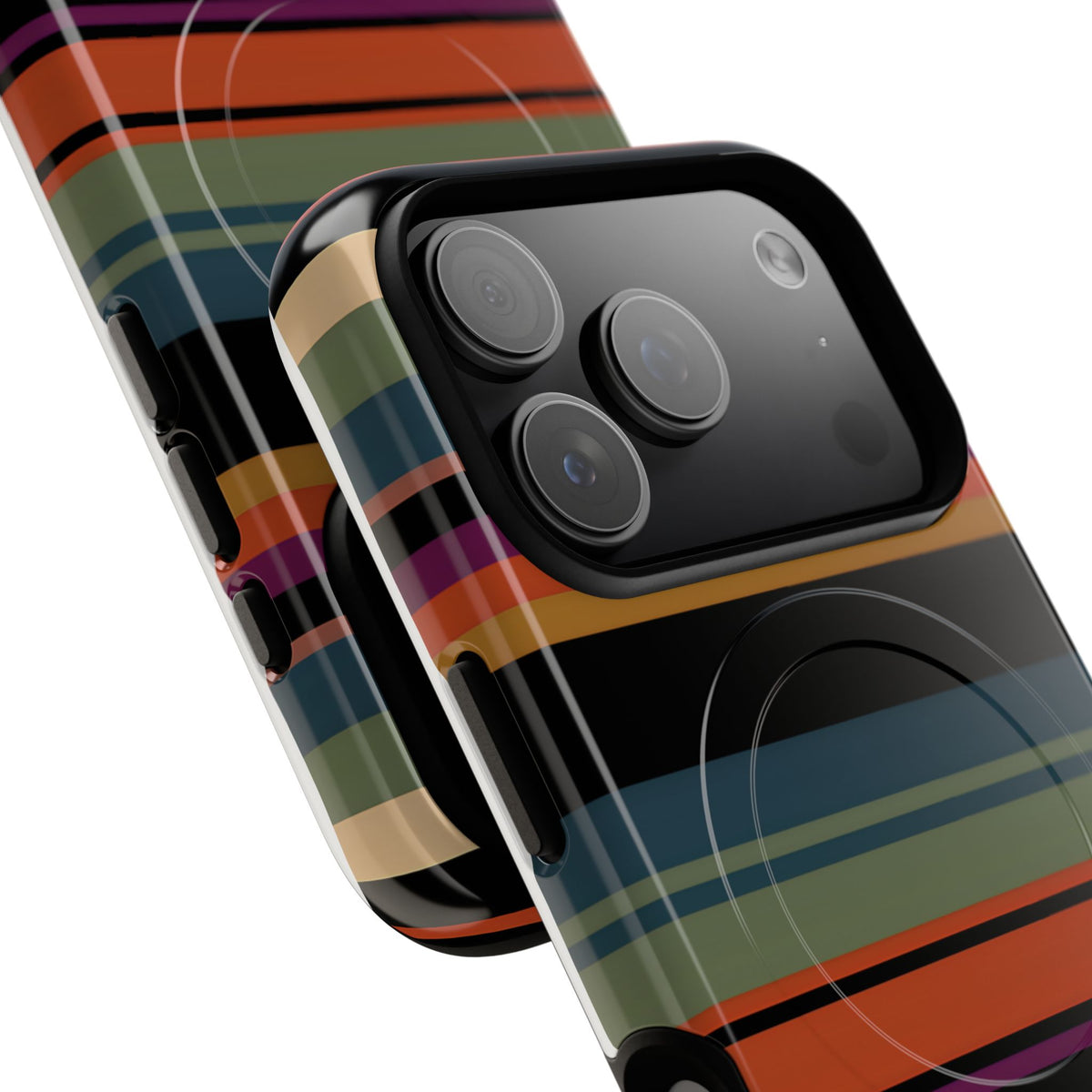 Market Stripe MagSafe Tough Phone Case — Magnetic Protective Cover