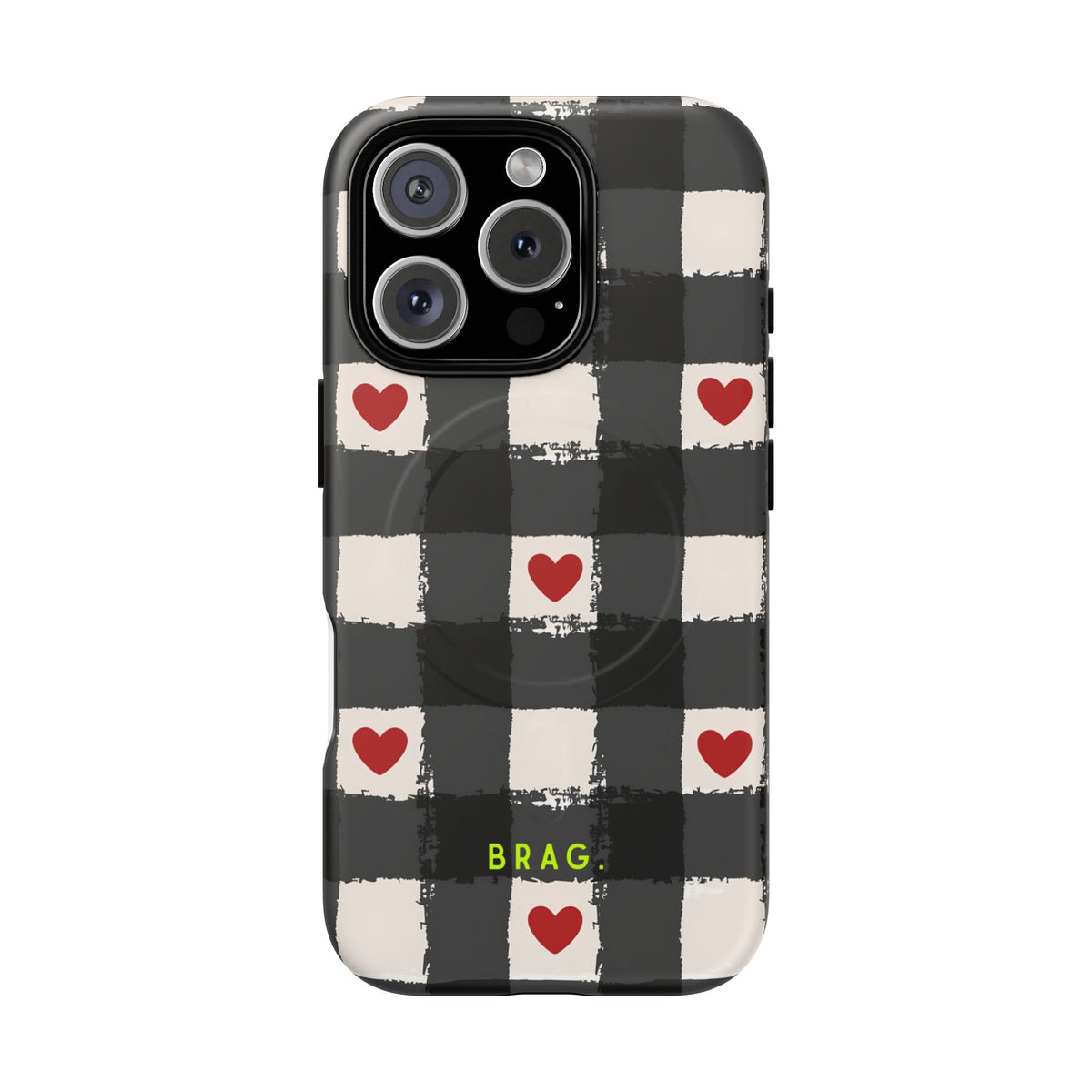 Lucky Heart MagSafe Tough Phone Case — Magnetic Protective Cover