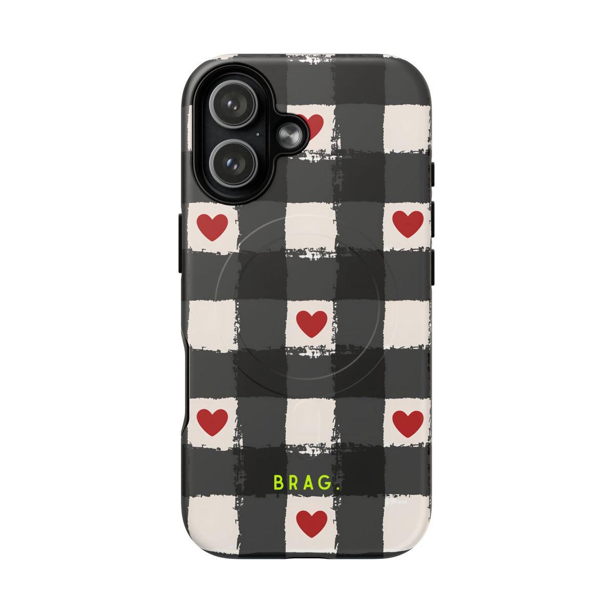 Lucky Heart MagSafe Tough Phone Case — Magnetic Protective Cover