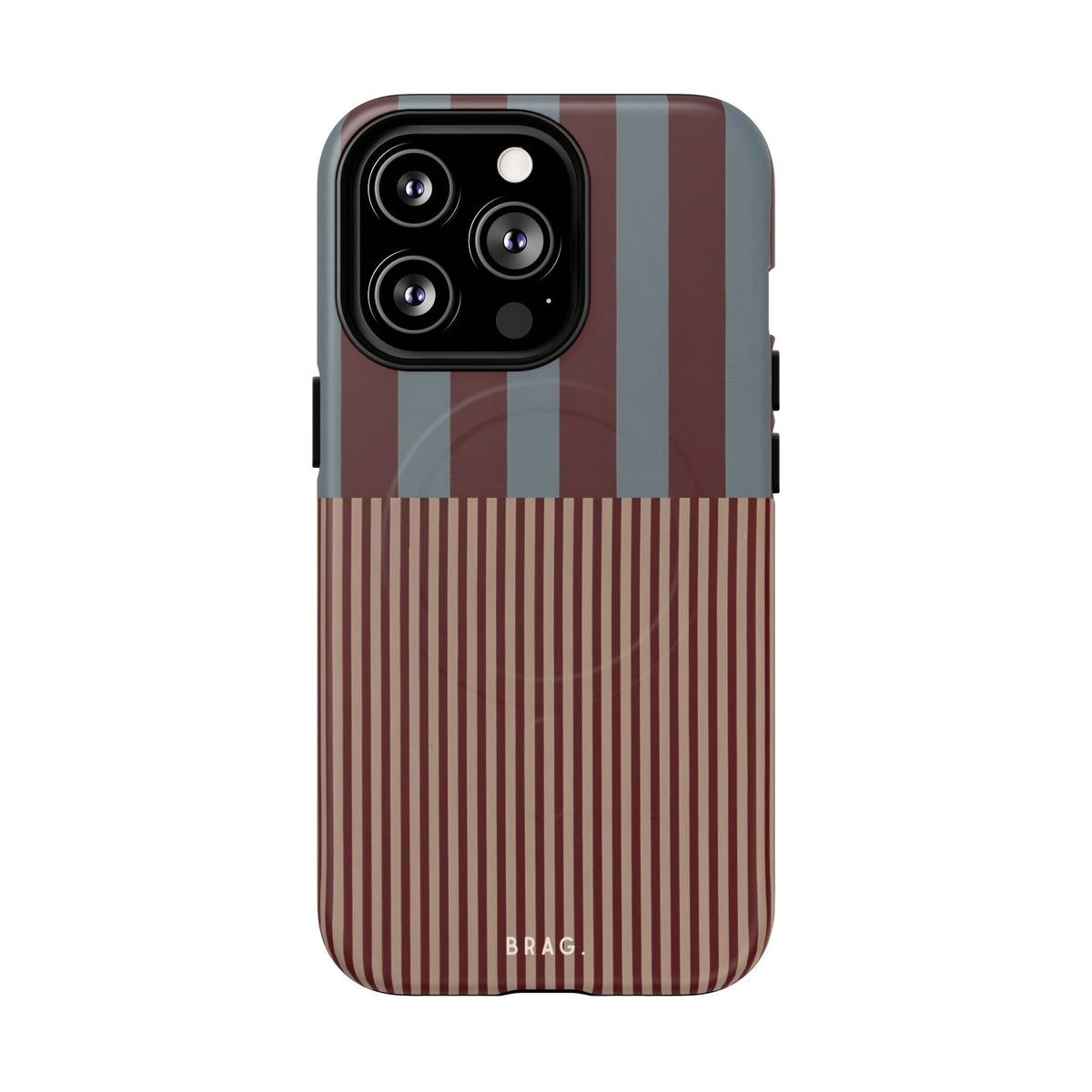 Candy Stripe MagSafe Tough Phone Case — Magnetic Protective Cover