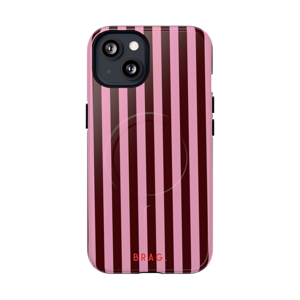 Candy Stripe MagSafe Tough Phone Case — Magnetic Protective Cover