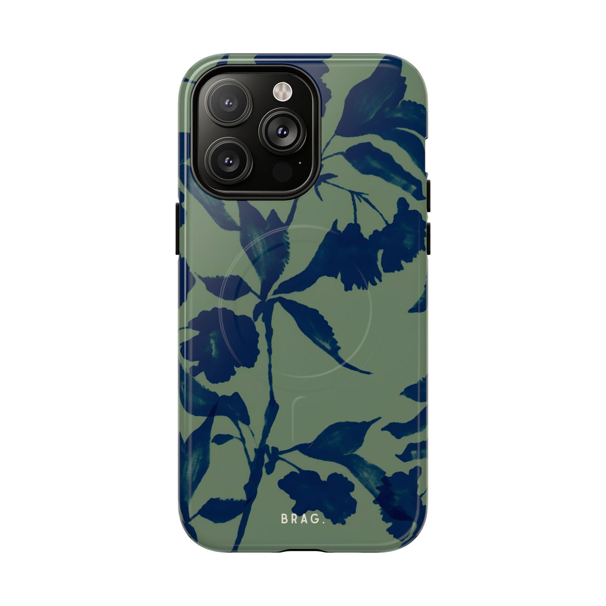 Sage Bloom MagSafe Tough Phone Case — Magnetic Protective Cover
