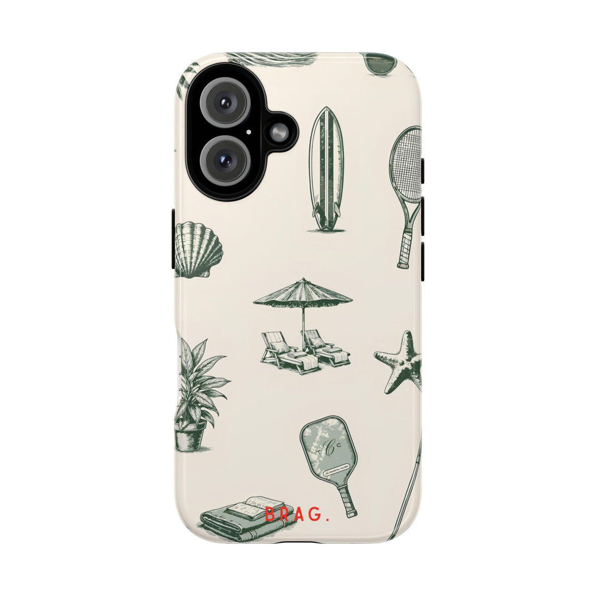 Beach Club Tough Phone Case – Shockproof Protective iPhone Cover