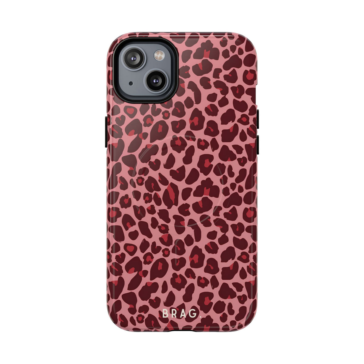 Leopard Love MagSafe Tough Phone Case — Magnetic Protective Cover