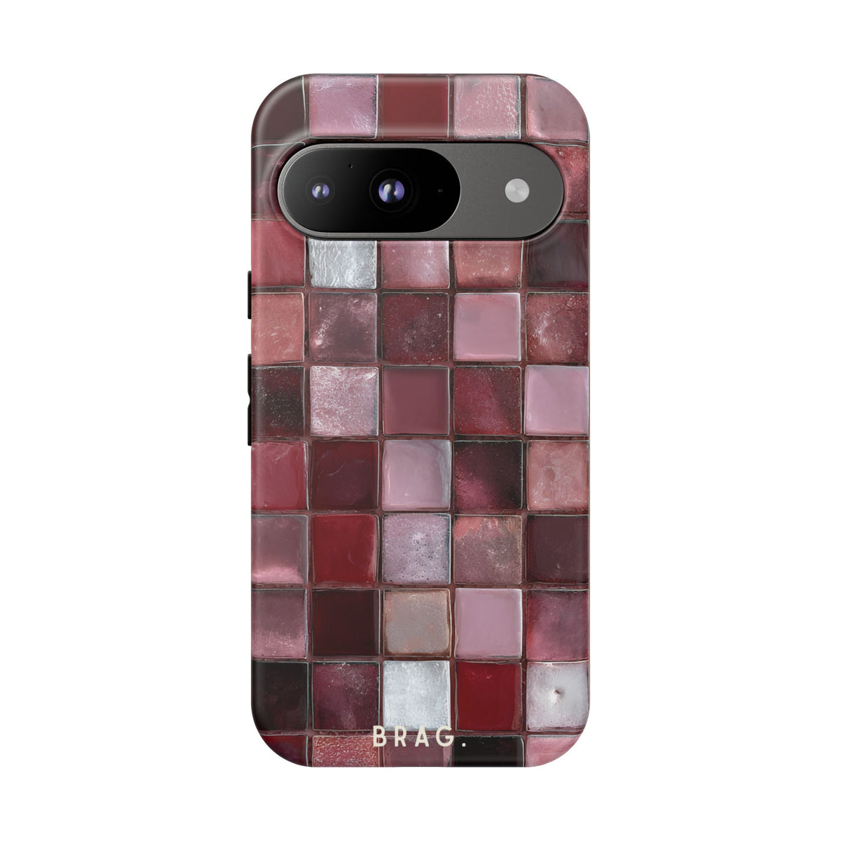 Cherry Tile Tough Phone Case – Shockproof Protective iPhone Cover