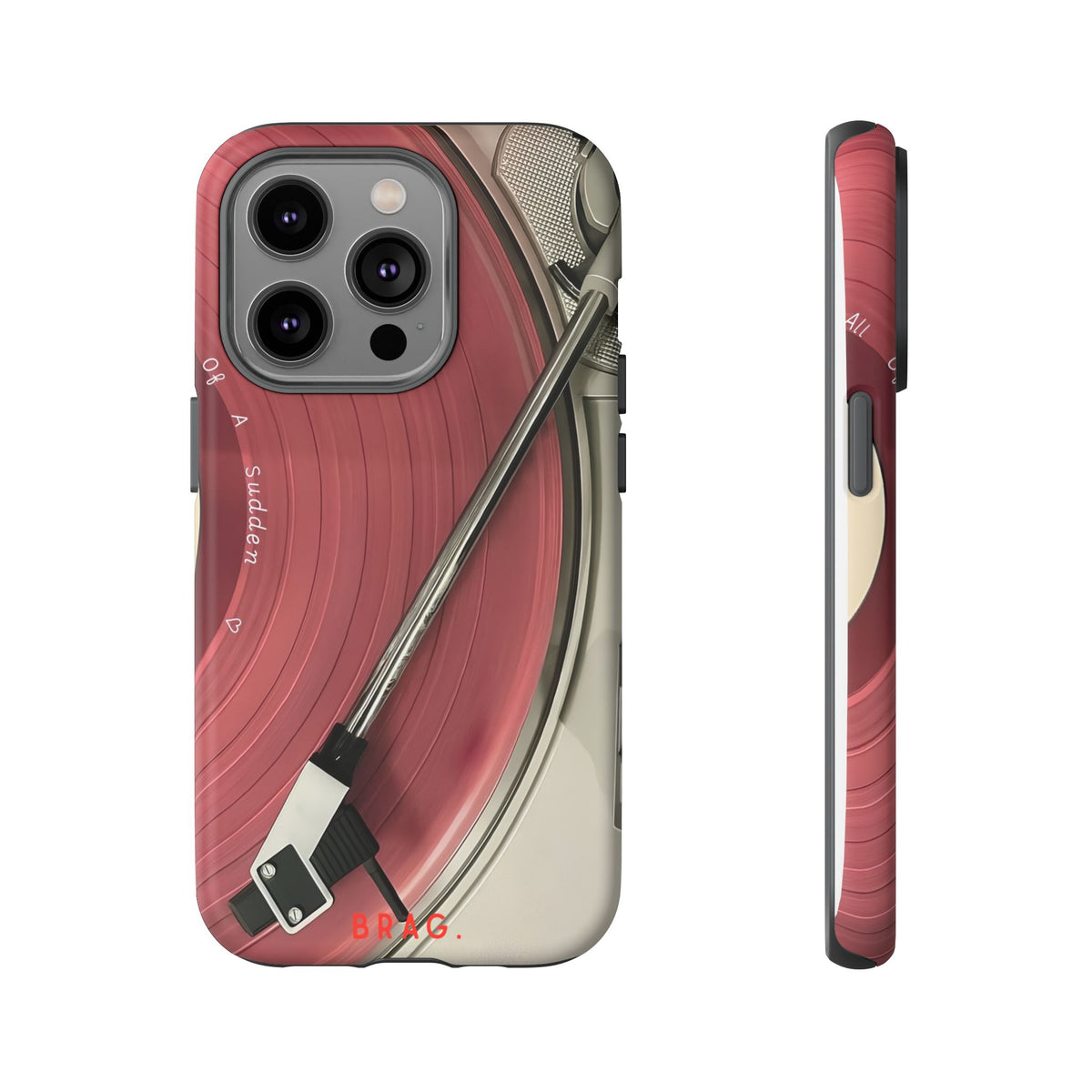 Vinyl Hour Tough Phone Case – Shockproof Protective iPhone Cover