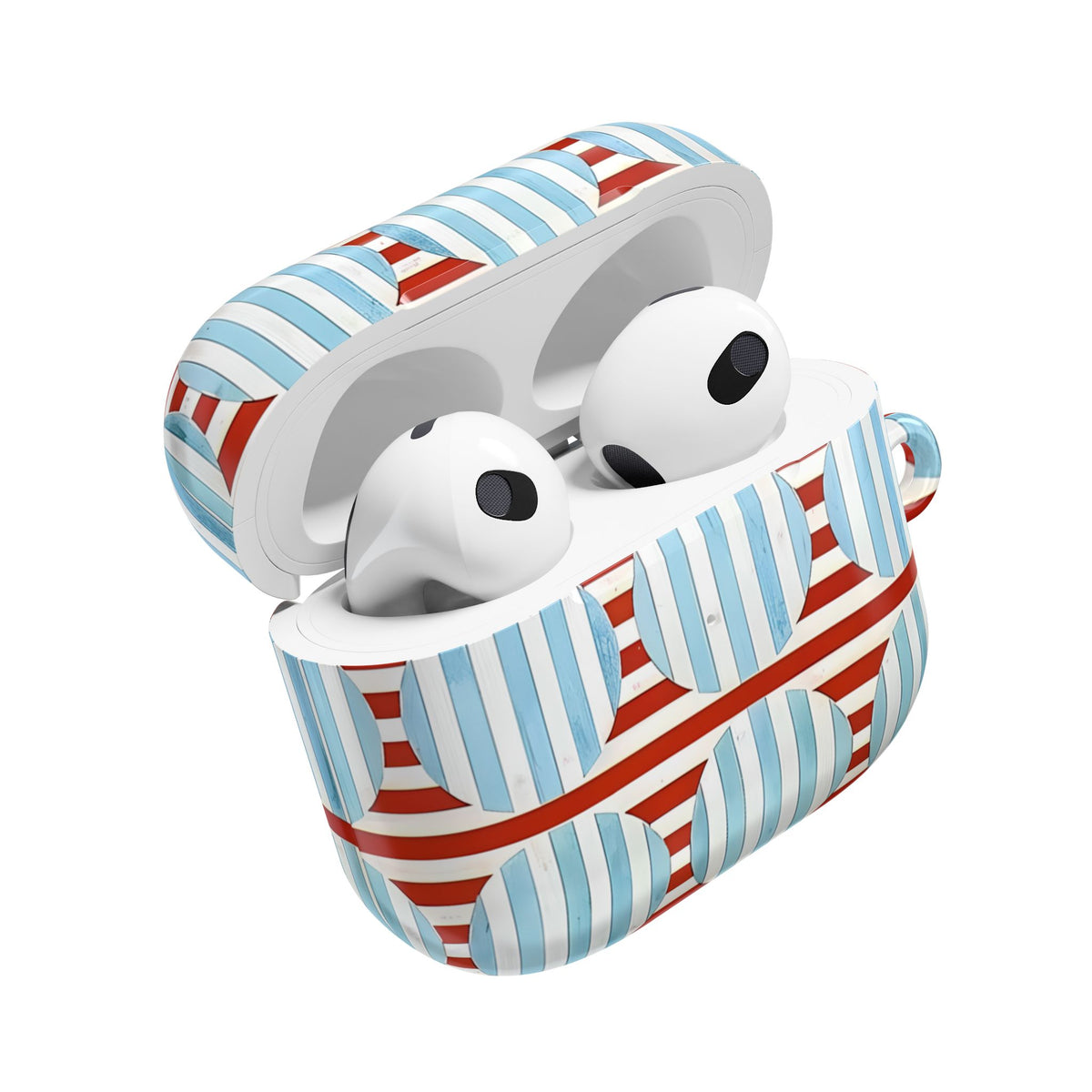 Riviera Stripe AirPod Case – Slim Protective Charging Case