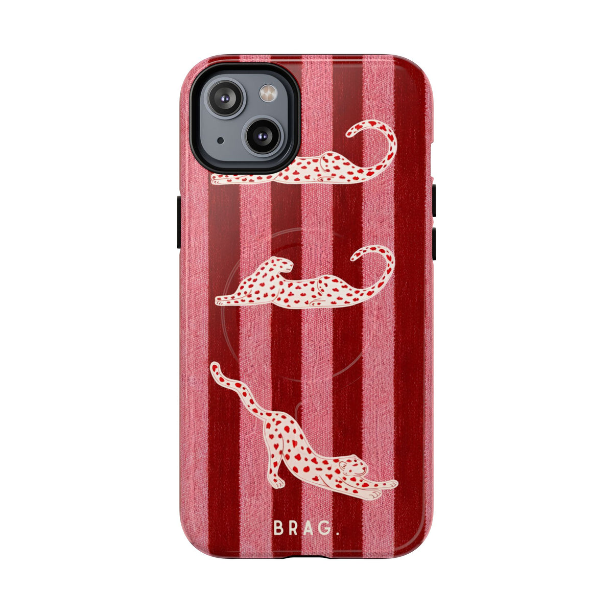 Pink Safari MagSafe Tough Phone Case — Magnetic Protective Cover