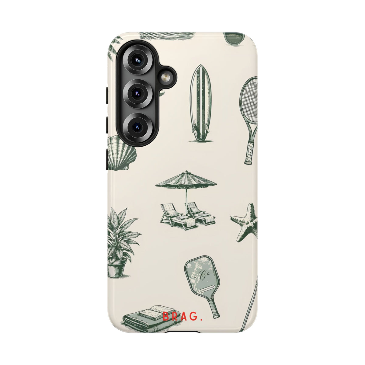 Beach Club Tough Phone Case – Shockproof Protective iPhone Cover