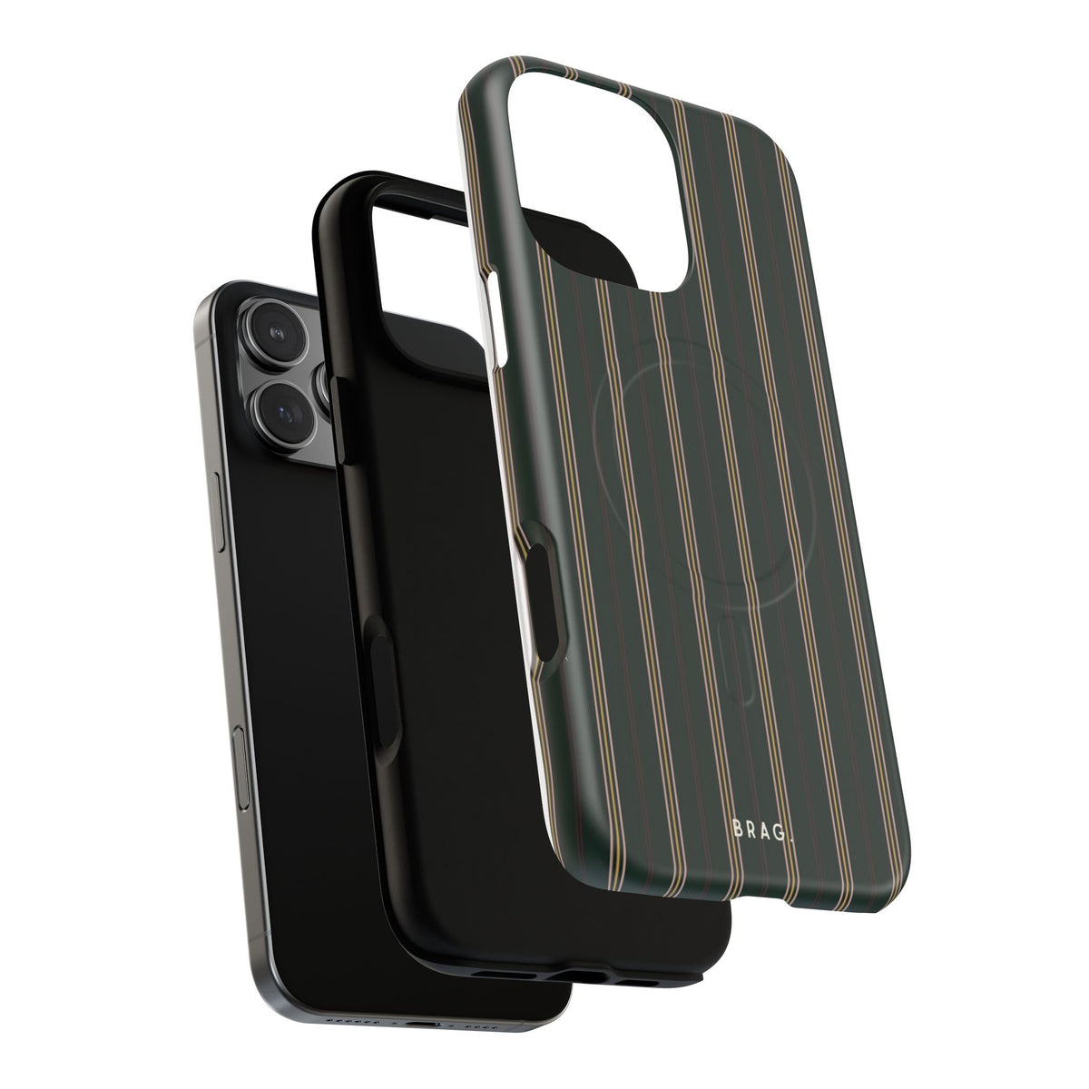 Vintage Pinstripe MagSafe Tough Phone Case — Magnetic Protective Cover