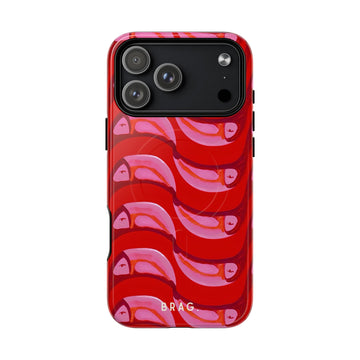Pink Current MagSafe Tough Phone Case — Magnetic Protective Cover