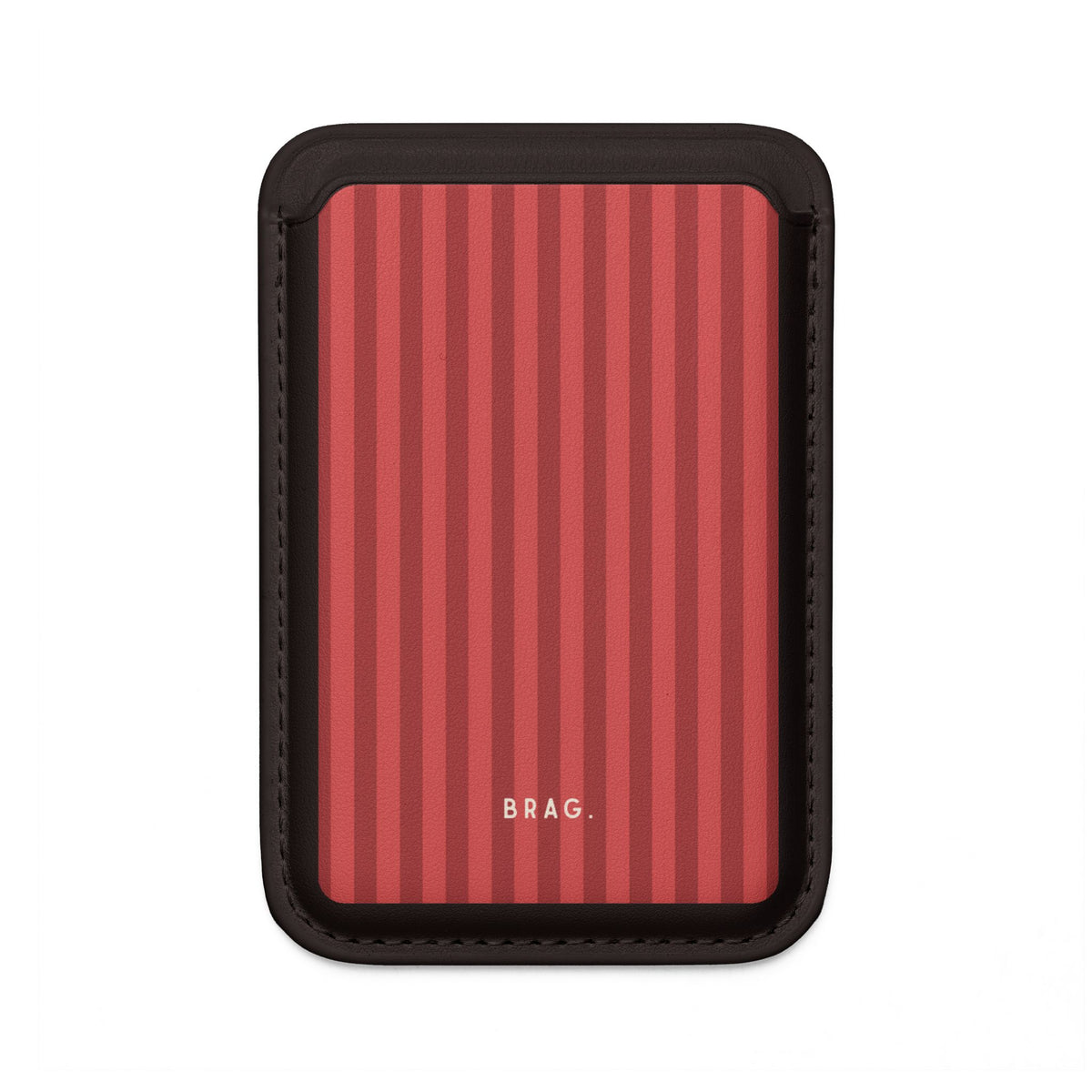 Sunset Stripe MagSafe Vegan Wallet — Slim Phone Card Holder